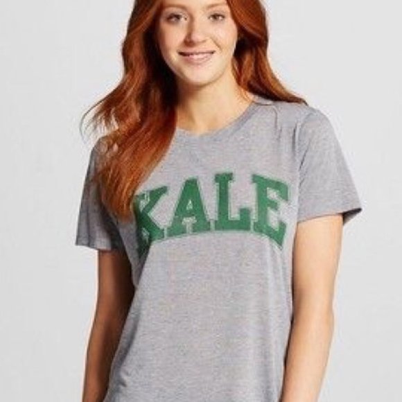 Gildan Tops - SOLD - KALE T-Shirt Graphic Tee Pun